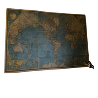 Vintage National Geographic The World Wall Map 1970