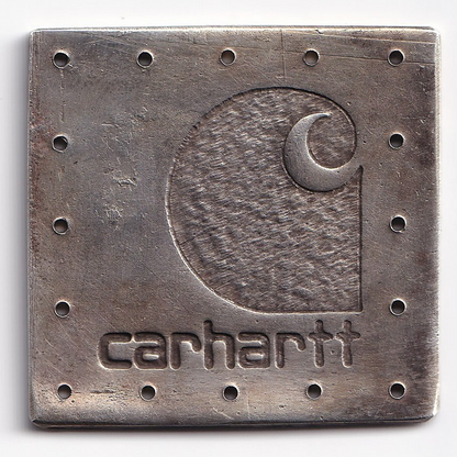 .925 Silver Carhartt badge