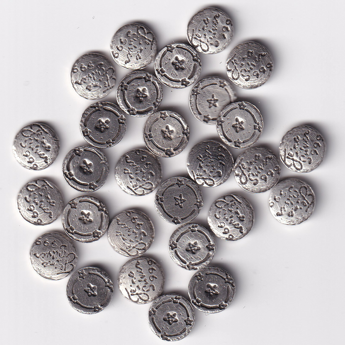 10 - .999 Fine Silver 1 Gram Rounds