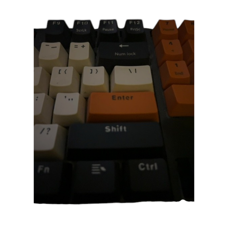 Tri-Color Tenkeyless Mechanical Keyboard