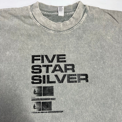 Five Star Silver Graphic Crewneck T-Shirt