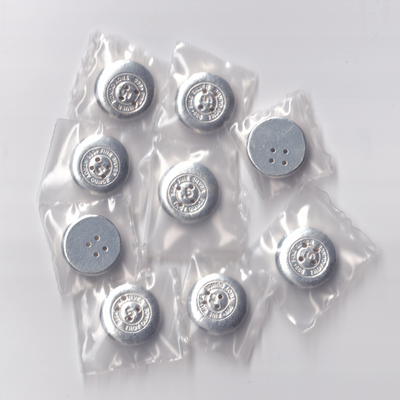 Fine Silver Button