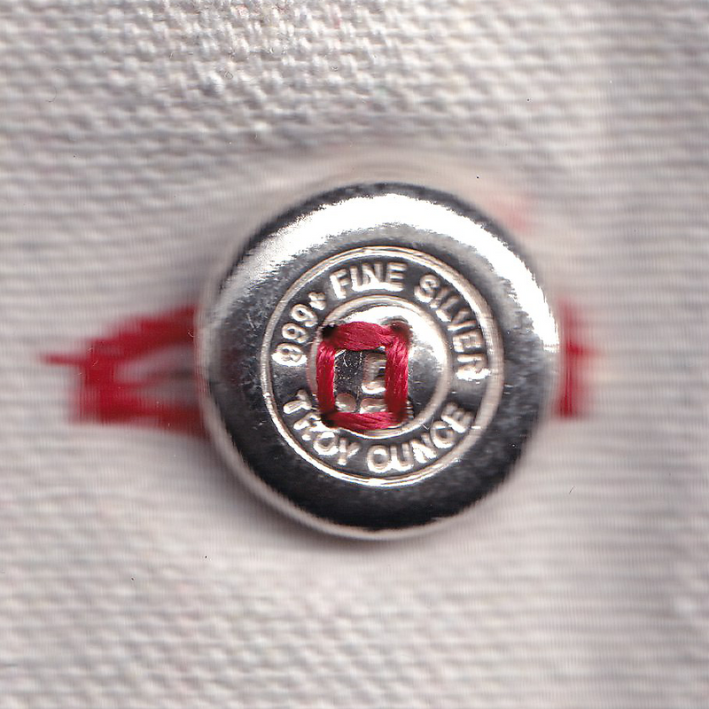 Fine Silver Button